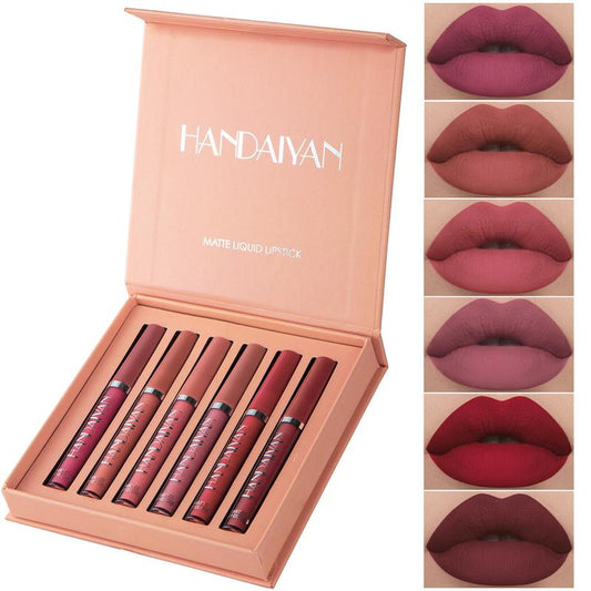 12 Counts Matte Liquid Lipstick Set Lip Stain Makeup, Long Lasting High Pigmented Nude Waterproof Non-Stick Cup Lip Gloss Kit for Girls Women Make up Gift Set Beauty Multicolor Pearl Cosmetic Glossy Tiktok Shop